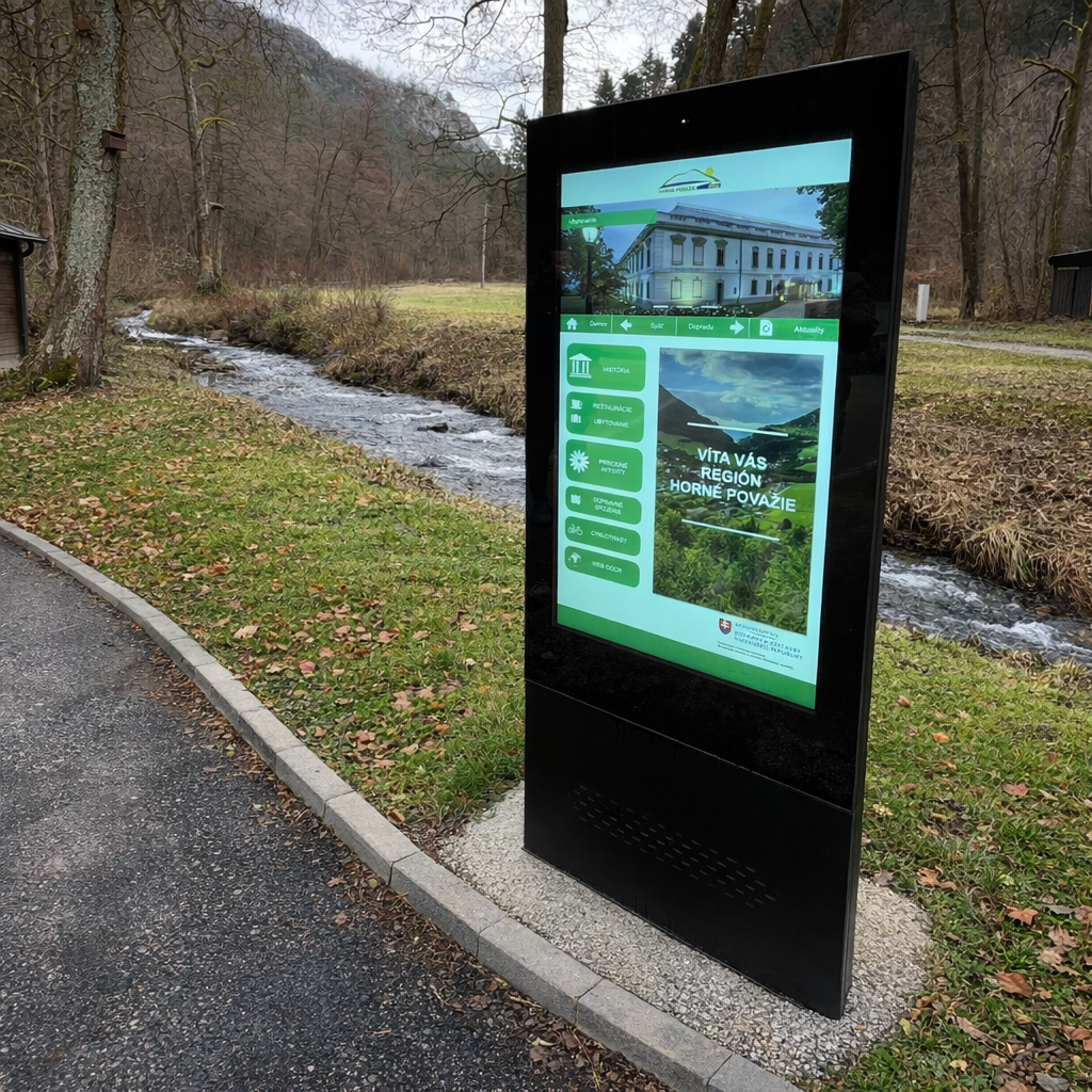 Informacny kiosk vonkajsi